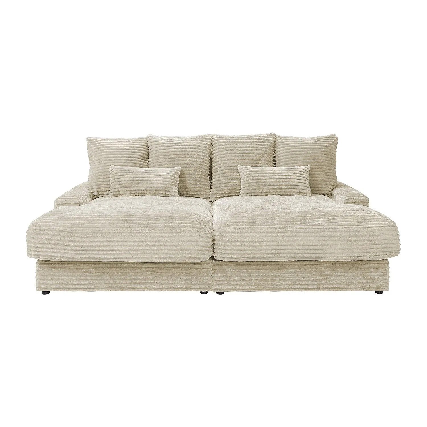 Vente-unique Sofa Ohne Schlafmöglichkeit Calazo Beige 232 cm