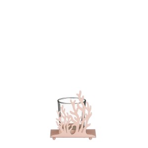 Mica Decorations Teelichthalter Koralle Sortiert 9 x 6,5 x 10 cm 1 Stück