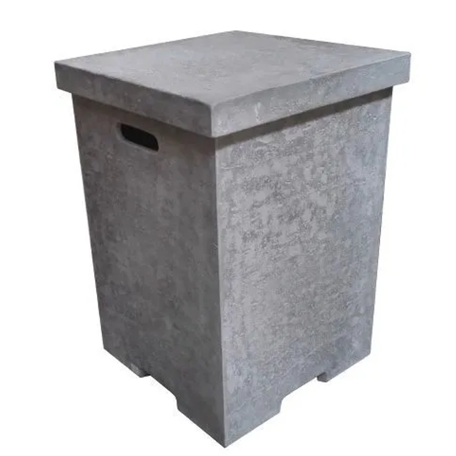 Elementi Abdeckung für 11 kg Gasflaschen in Beton-Optik Eckig