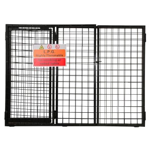 Monstershop Gasflaschen Depot zur Lagerung von bis zu 3 Gasflaschen im Garten.