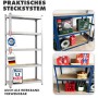 KARAT Schwerlastregal Lakota 2er Set Traglast bis 875 kg Verzinkt 200 x 120 x 60 cm_3