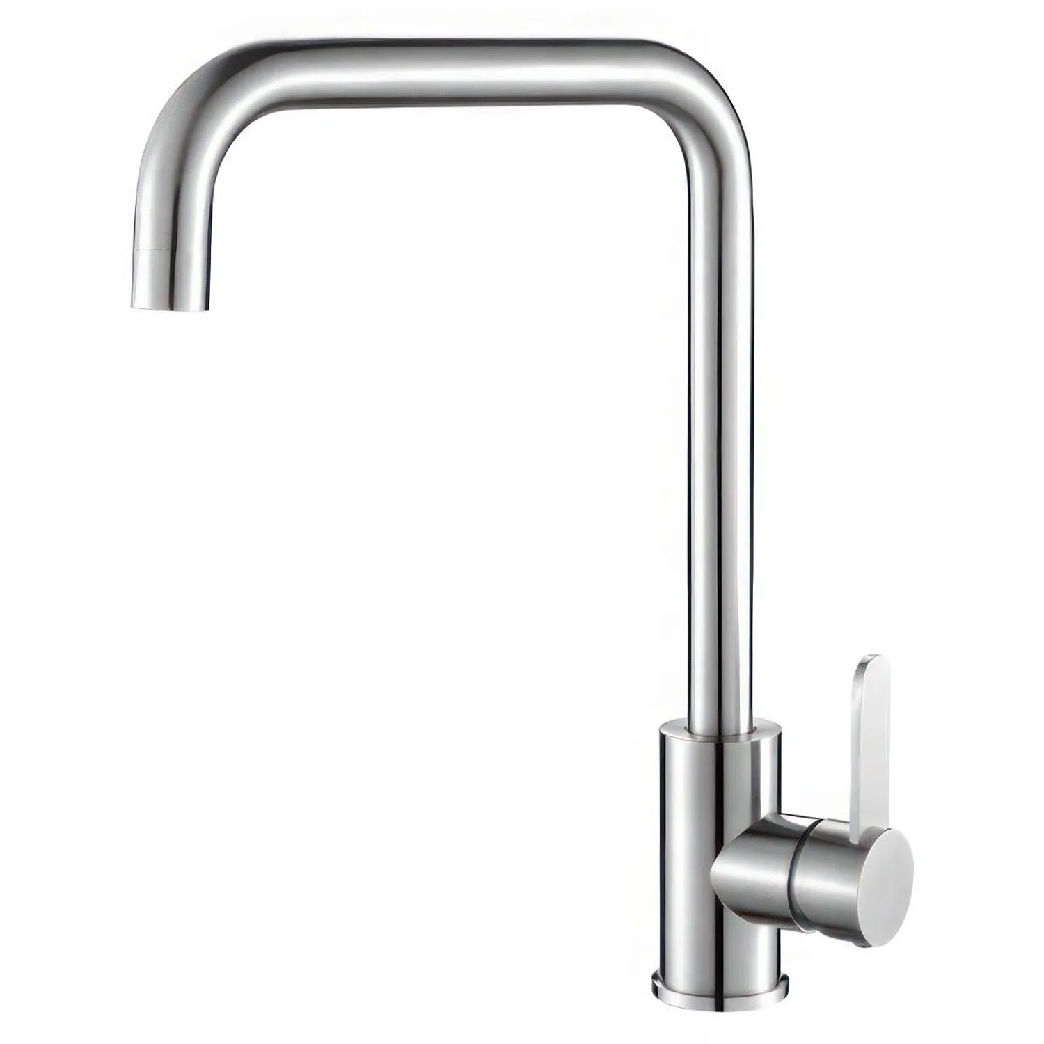 KOLMAN Küchenarmatur Küchenmischer in Silber mit L-Auslauf