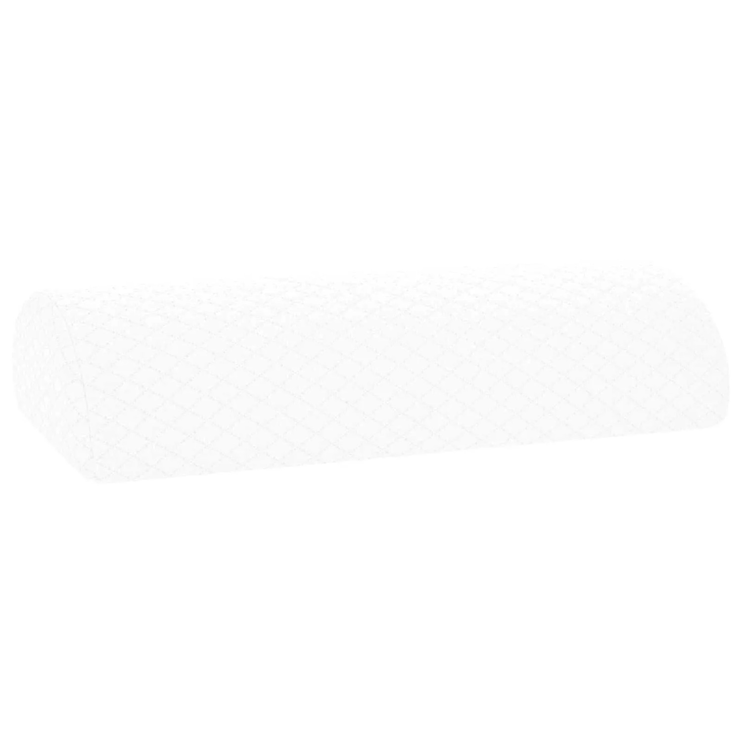 vidaXL Beinkissen Uni Weiß 52 x 20 x 12 cm 42020196