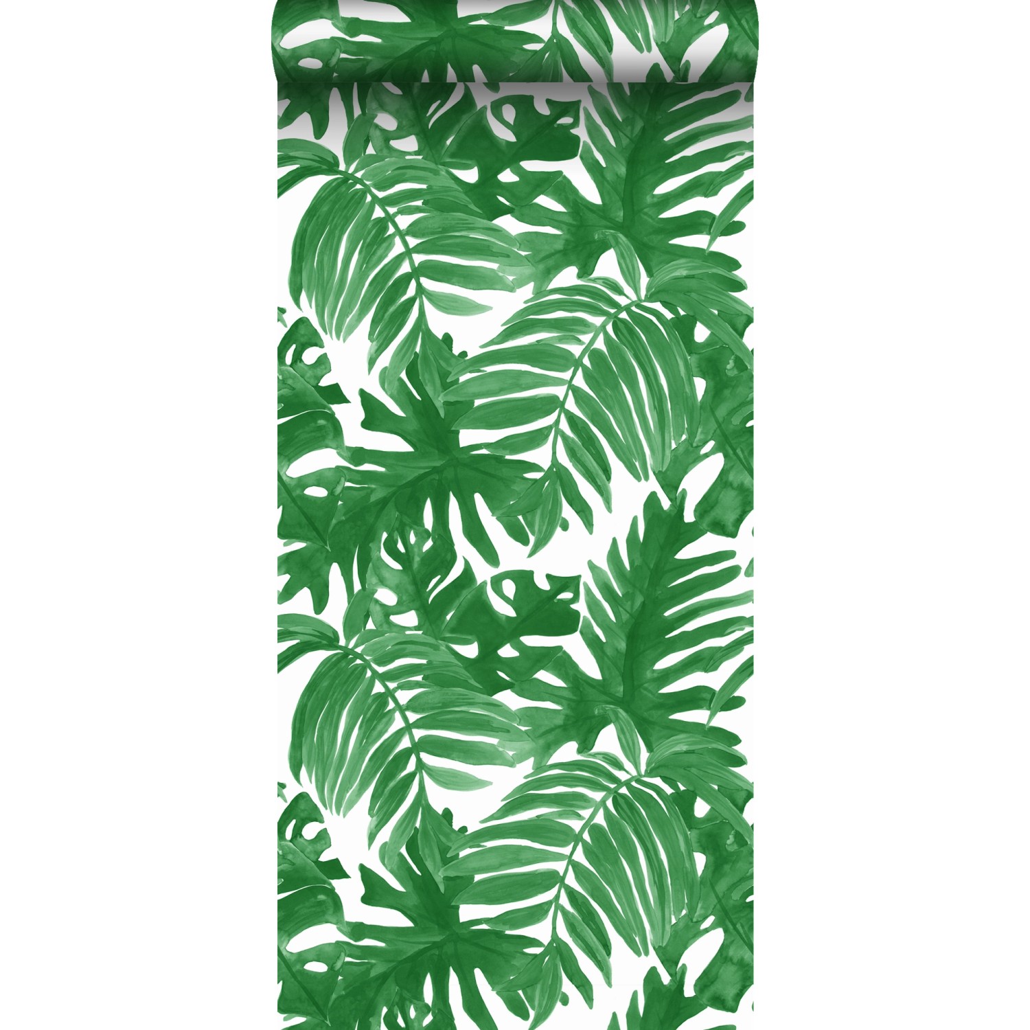 Sanders & Sanders Tapete Palmenblätter Dschungelgrün 53 cm x 10.05 m günstig online kaufen