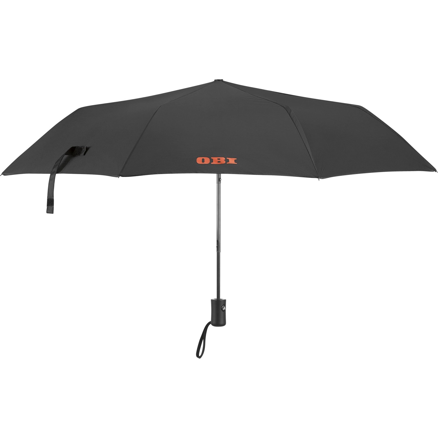 OBI Regenschirm Halbautomatisch Schwarz Ø 98 cm
