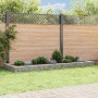 furnicato Gabionen-Hochbeet aus verzinktem Stahl, 300x100x20 cm, befüllt mit Steinen im Garten.