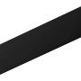 Schwarzes Arcansas Winkelprofil, gleichschenklig, aus PVC, 20x20x1000 mm.