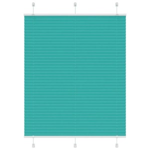 vidaXL Plissee Petrolgrün 110x150 cm Stoffbreite 109,4 cm Polyester 4015400