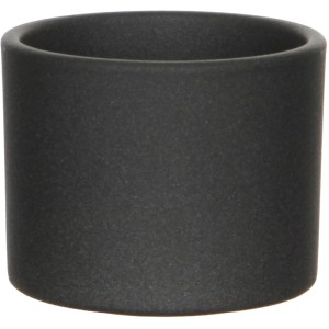 Mica Decorations Übertopf Era, Ø 12 cm, dunkelgrau, matt. Keramik-Blumentopf für den Innenbereich.