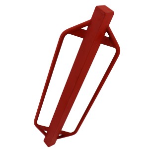 Aquagart Zaunramme für Z-Profil Pfosten, rot, zum Einschlagen von Wildzaunpfosten.