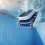 Ecovacs Poolroboter Ultramarine P1, weiß-blau, im Pool.