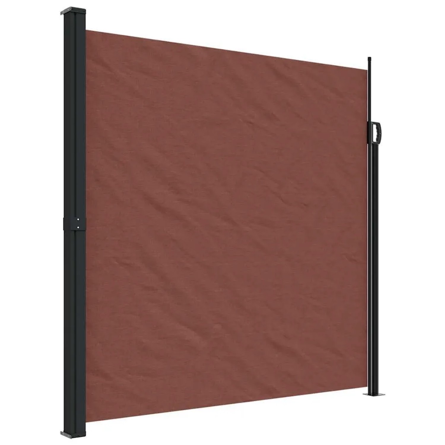 vidaXL Seitenmarkise Ausziehbar Braun 200x600 cm 4004554