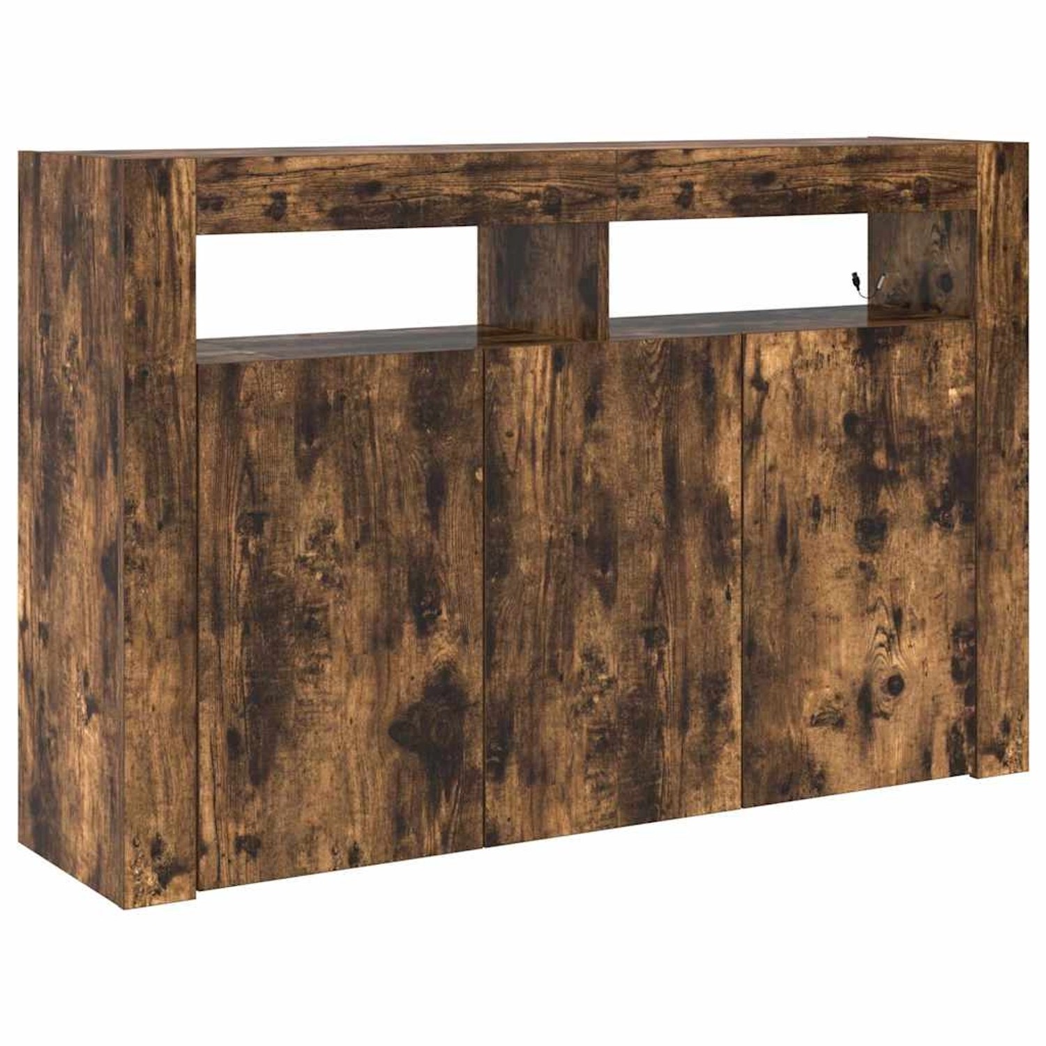 vidaXL Sideboard Räuchereiche 116 x 30 x 75 cm Holzwerkstoff 3333880