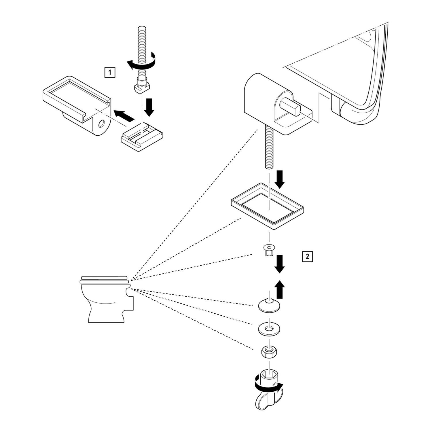 Montageanleitung für baliv WC-Sitz Fogo Kinder-WC-Sitz mit Absenkautomatik.