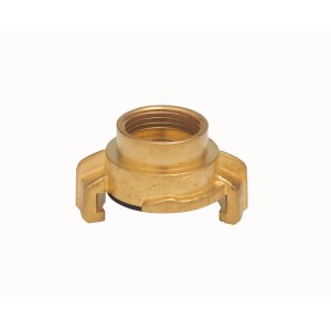 Messing Schnellkupplung Gewindestück IG 18,6 mm (Rp 1/2) für Gartenschläuche.