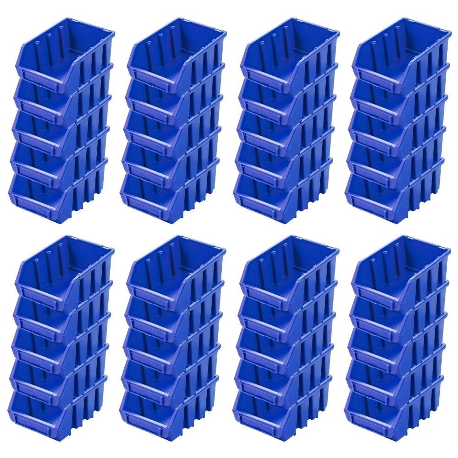 PROREGAL SuperSparSet 40x Sichtlagerbox 2 HxBxT 7,5 x 11,6 x 16,1 cm Polypr günstig online kaufen