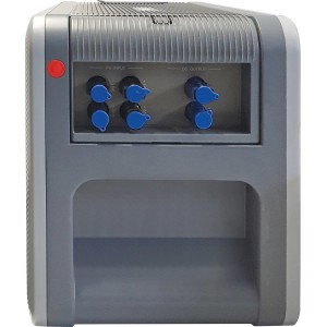 Schwaiger Master Suncube 1,6 kWh Energiespeicher für Balkonkraftwerke mit Anschlüssen.