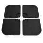Outsunny Schirmständer Gewichte, 4er Set, schwarz, für sicheren Stand von Sonnenschirmen mit Kreuzständer.