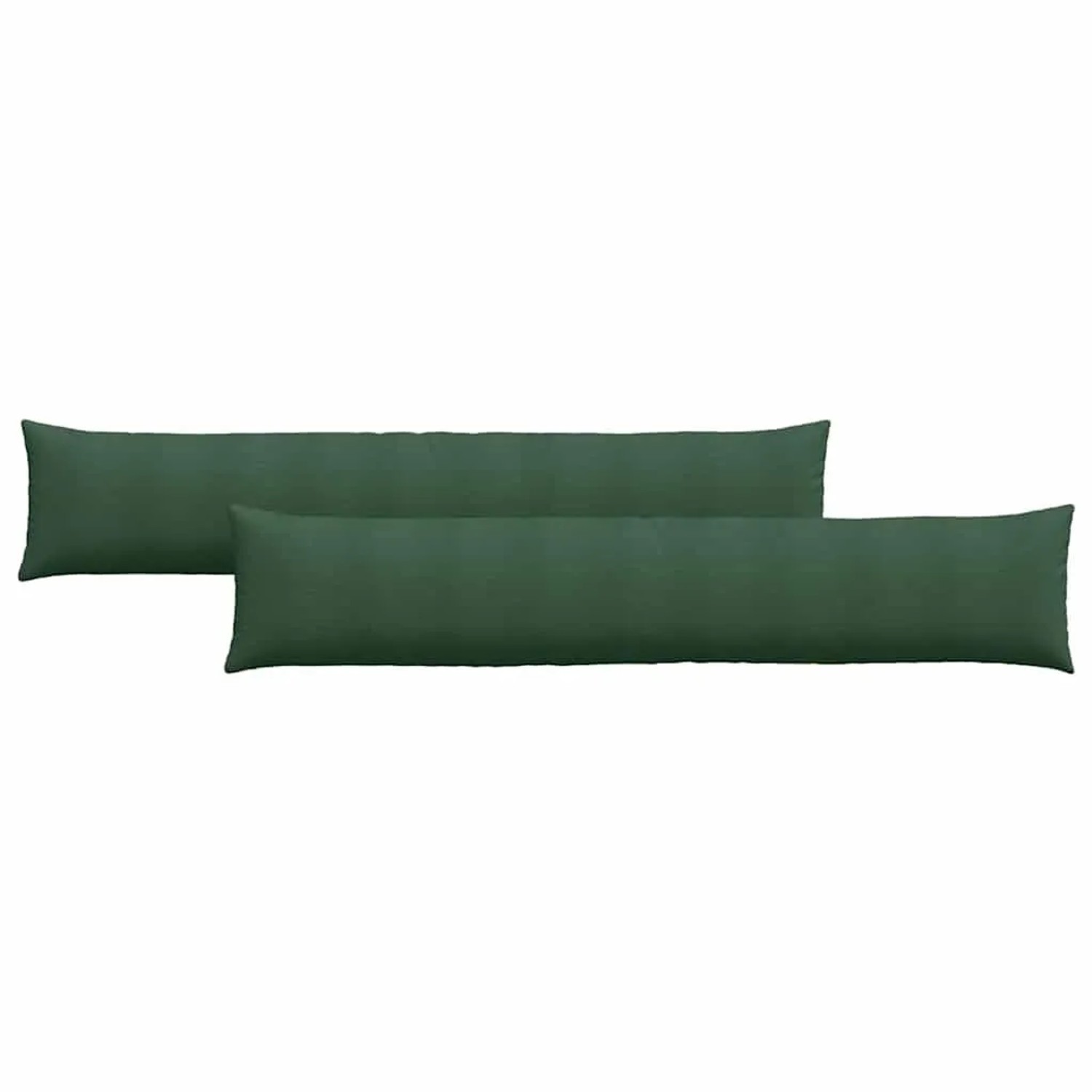 vidaXL Sofakissen 2 Stück Dunkelgrün 200 x 40 cm Cordstoff 42013908