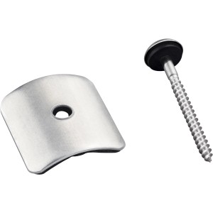 Kalotte und Schraube für Sinus 76/18 Kunststoffbedachung, 20er Set.