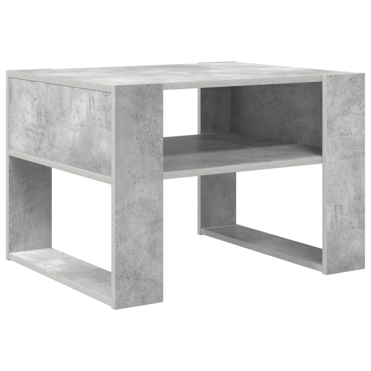 vidaXL Couchtisch Beton Grau 66 x 53 x 45 cm Holzwerkstoff 8000103