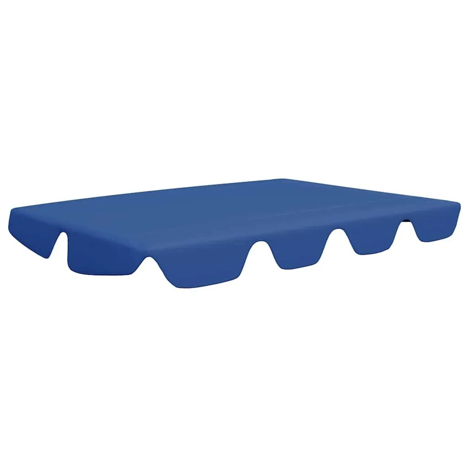 vidaXL Ersatzdach für Hollywoodschaukel Blau 188/168x145/110 cm 312090