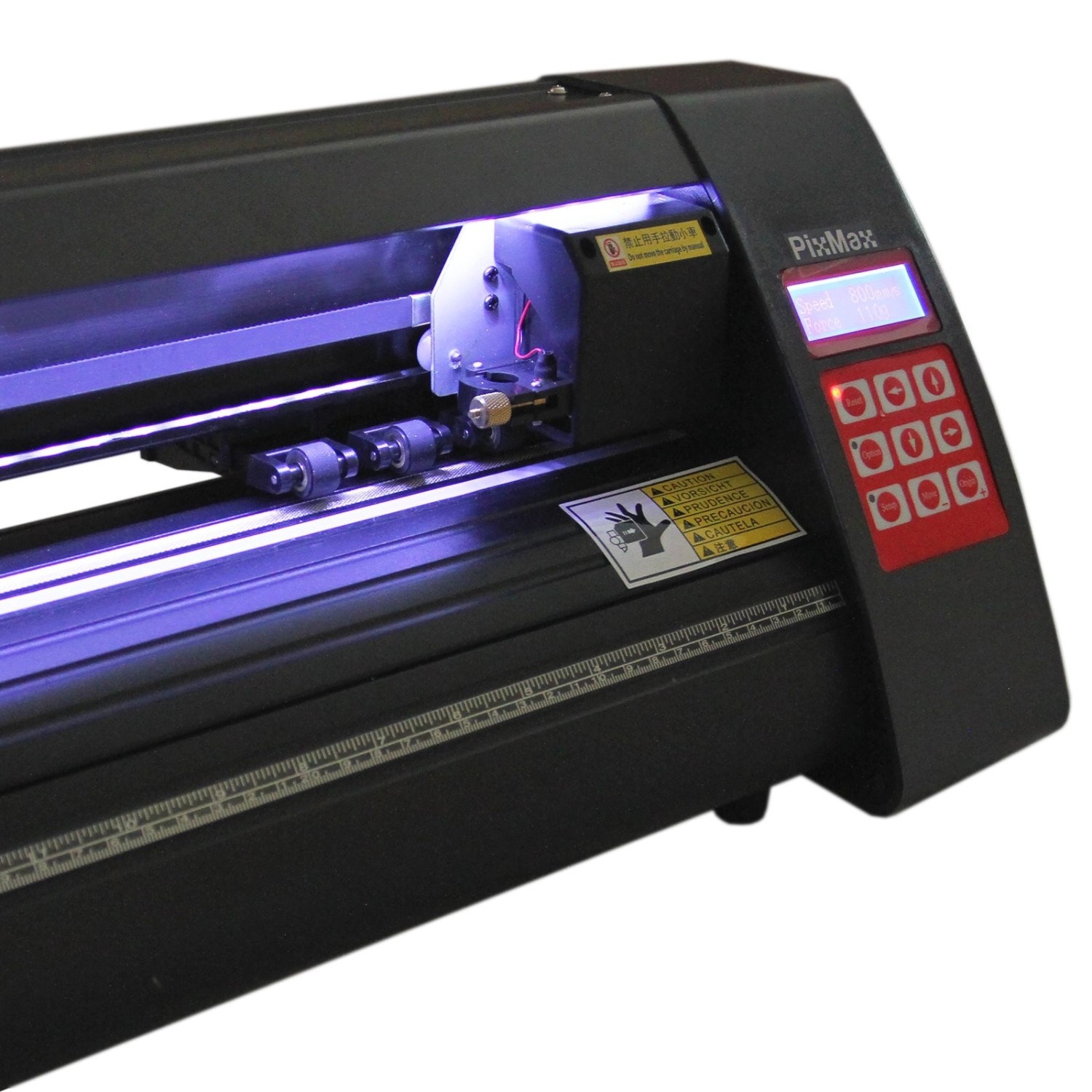 Monstershop 720mm LED Schneideplotter mit Signcut Pro und Zubehörset für kreatives Gestalten.