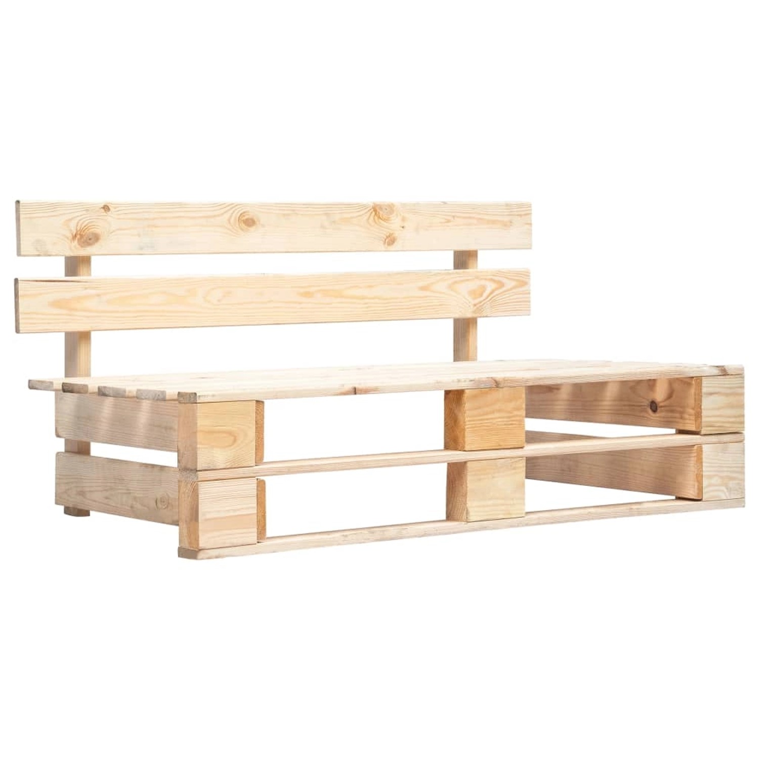 vidaXL Outdoor-Bank Paletten Holz 45768