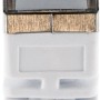Detailaufnahme: Weißes Schwaiger CAT 6 Netzwerkkabel mit RJ45 Stecker.