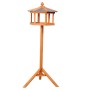 PawHut Vogelhaus Vogelhäuschen mit Ständer und Zinkdach 113x40x40 cm
