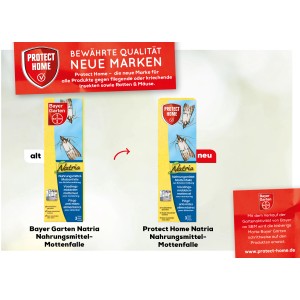 Protect Home Nahrungsmittel-Mottenfalle, 3er Pack. Klebefalle zur Bekämpfung von Lebensmittelmotten.