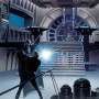 Komar Fototapete Star Wars Duell im Thronsaal (500x250cm).