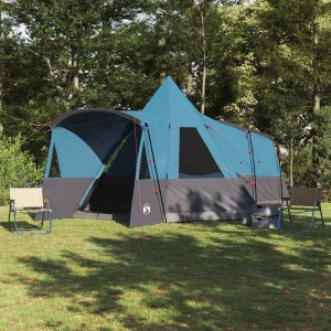 vidaXL Teepee Zelt mit Dach mit Speicher Blau 720 x 465 x 295 cm 42003997