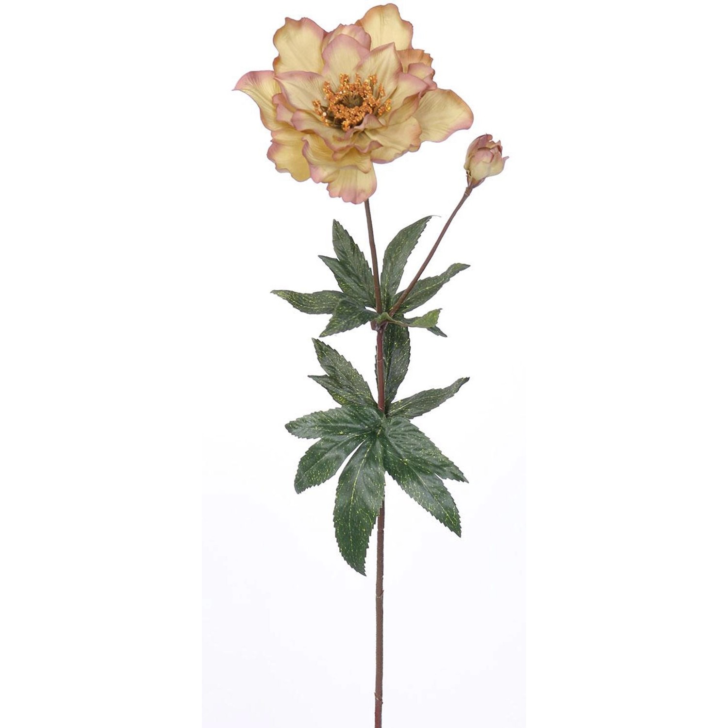 Flower Power Kunstblume Christrose 60 cm Mauve