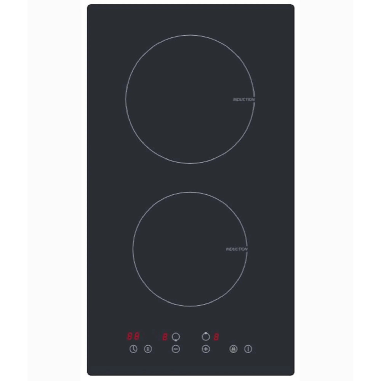 Thumbnail - PKM Induktions-Doppelkochplatte IF2BG