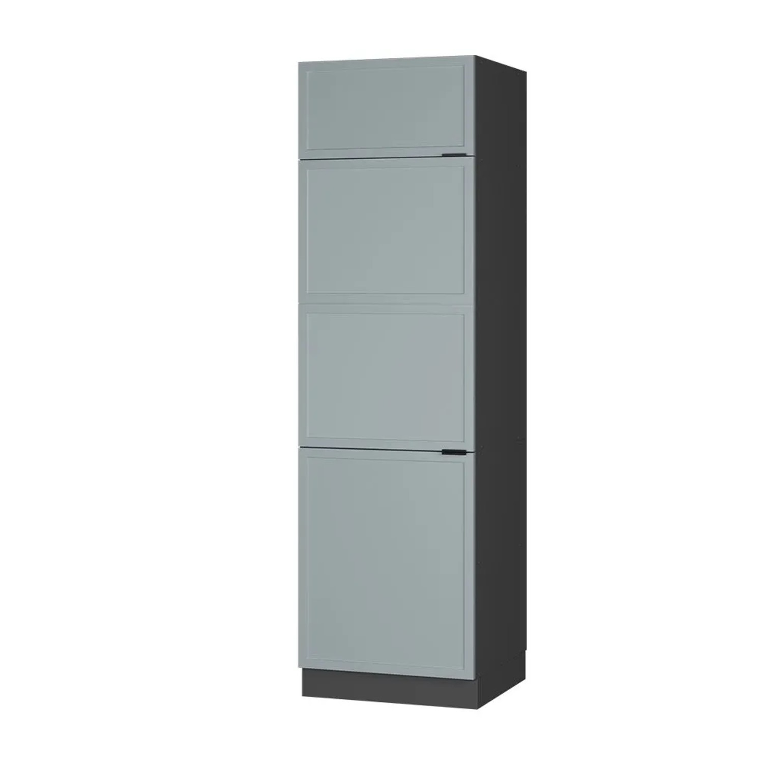 Vicco Küchenschränke Fame-Line Hochschrank für die Küche HellBlau-Grau 60 cm