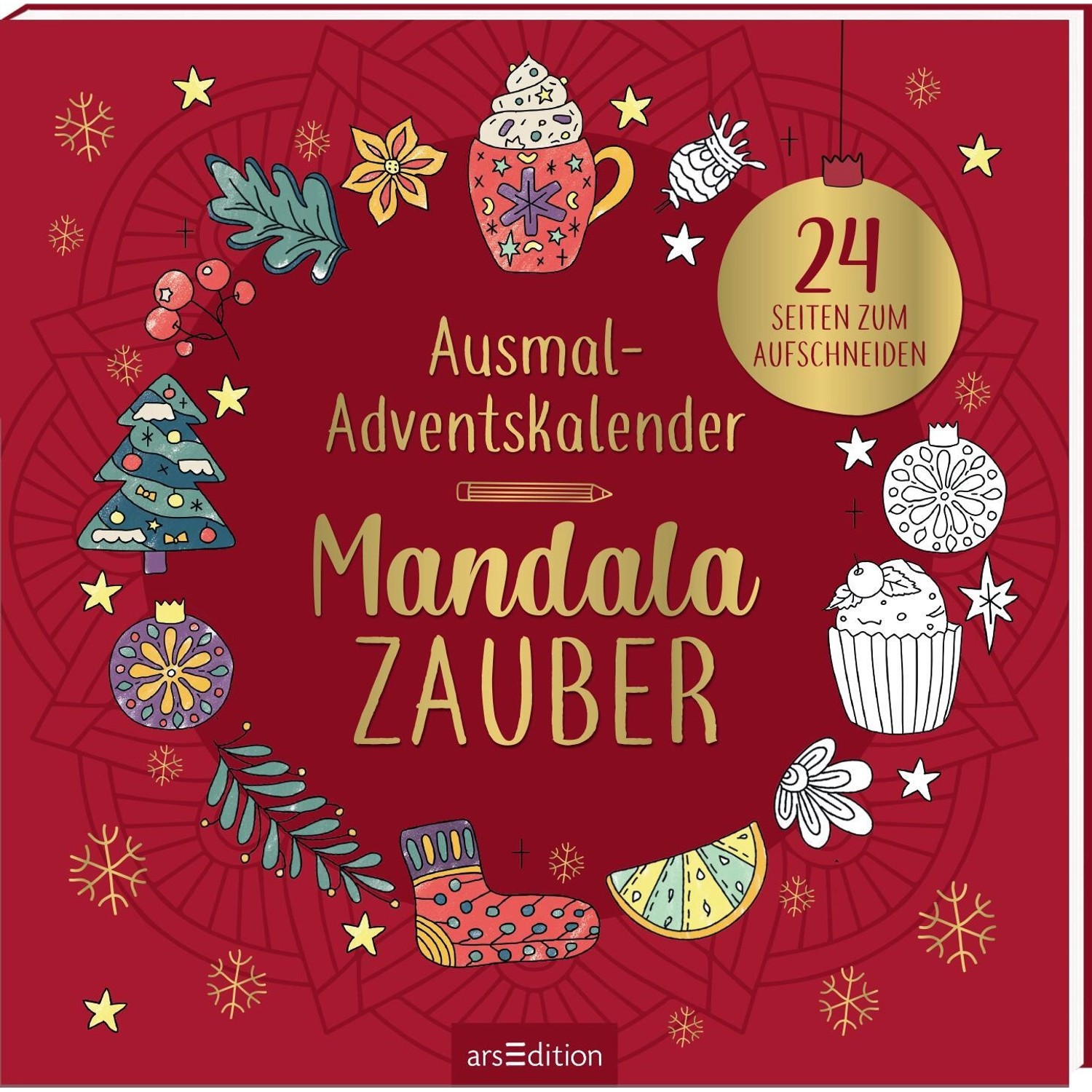 Ausmal-Adventskalender Mandala-Zauber