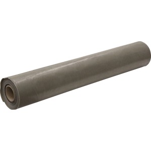 Rolle transluzente PE-Folie, 0,12 mm stark, 50 m x 2 m, für Bau und Renovierung.