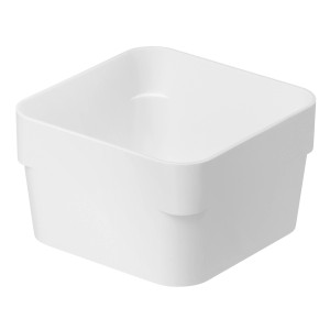 Weißer SmartStore Compact Sort 10x10 Organizer für Kleinteile, Aufbewahrungsbox.