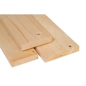 Sägeraues Schalbrett aus Fichte/Tanne, 120x23x3000 mm, für Schalarbeiten im Rohbau.