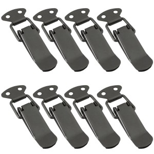 SOTECH 8 Stück Spannverschluss LATCH Edelstahloptik Kniehebelspanner