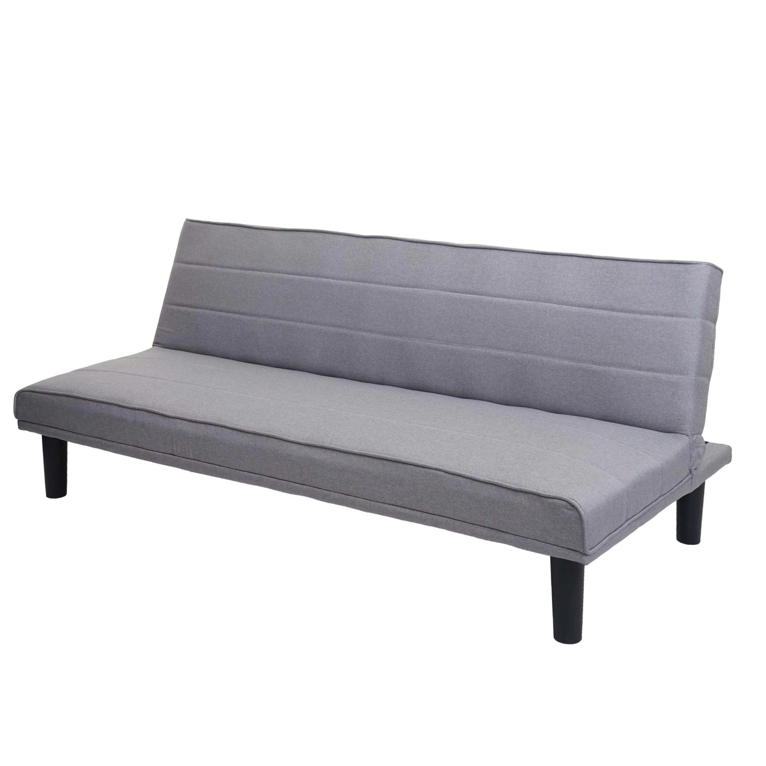 Mcw Schlafsofa J17 Schlaffunktion Stoff/Textil 165cm Grau