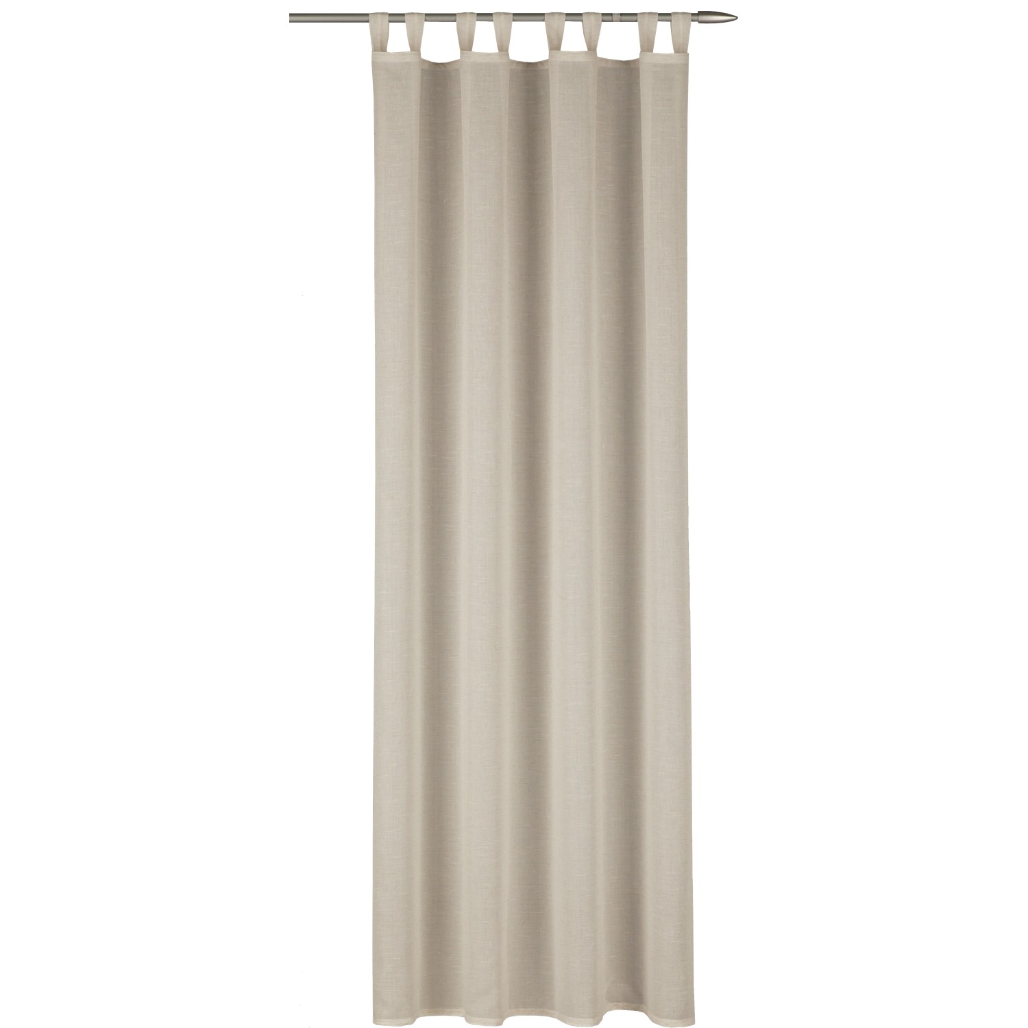 Neusser Collection Schlaufenschal mit Gardinenband Andreas 245 cm x 135 cm Creme