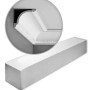ORAC DECOR C216 LUXXUS Zierleisten Set, 9 weiße Stuckleisten (18m) für Decke und Wand.