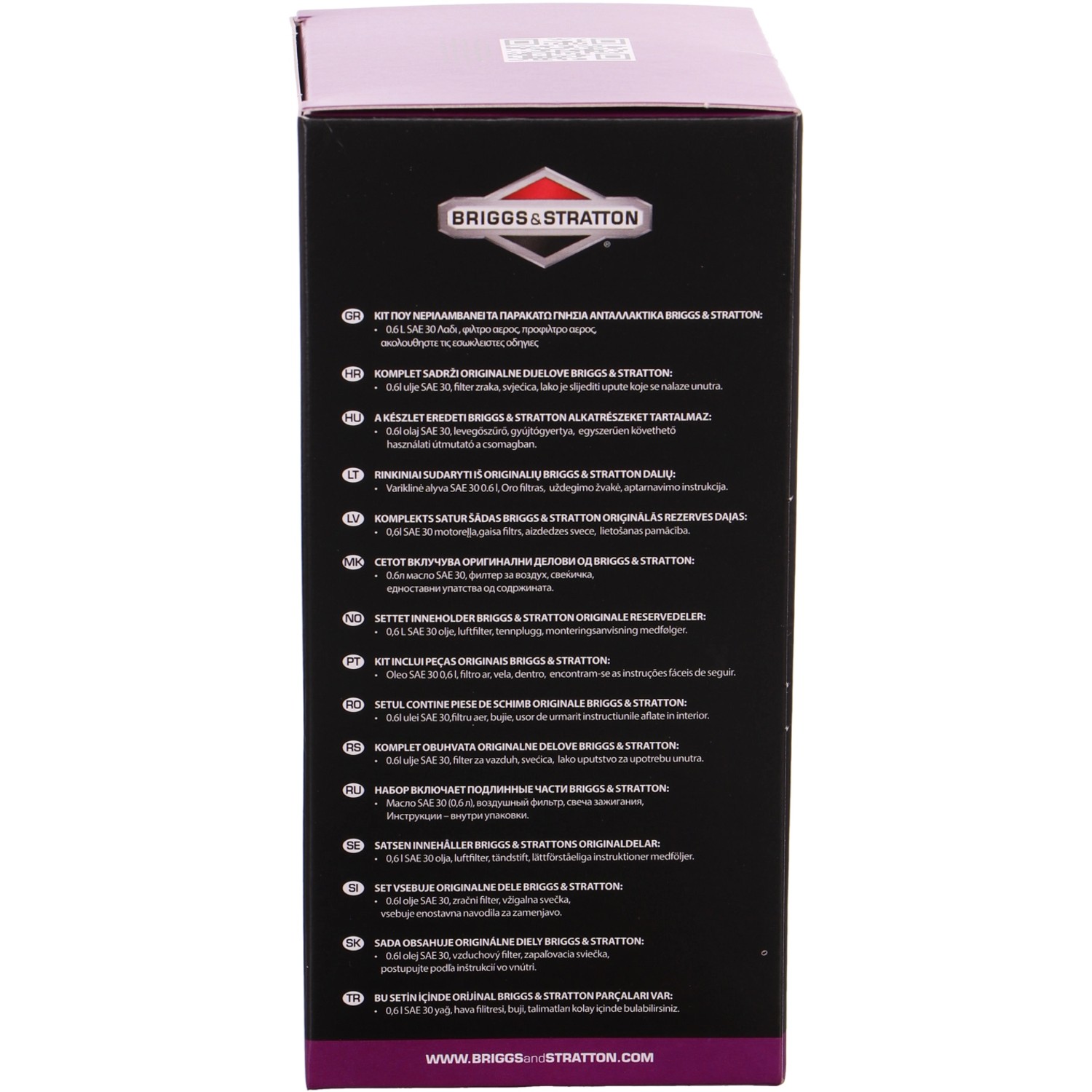 Briggs & Stratton Wartungs-Kit für Motoren, inkl. Öl, Zündkerze und Luftfilter.