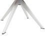 Detailaufnahme: Weißes Stativgestell des lila MCW Esszimmerstuhls K27 (6er-Set).