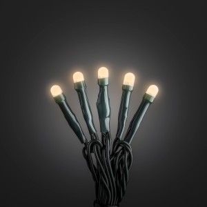 Konstsmide Micro LED Lichterkette mit 35 gefrosteten, bernsteinfarbenen Dioden für den Innenbereich.