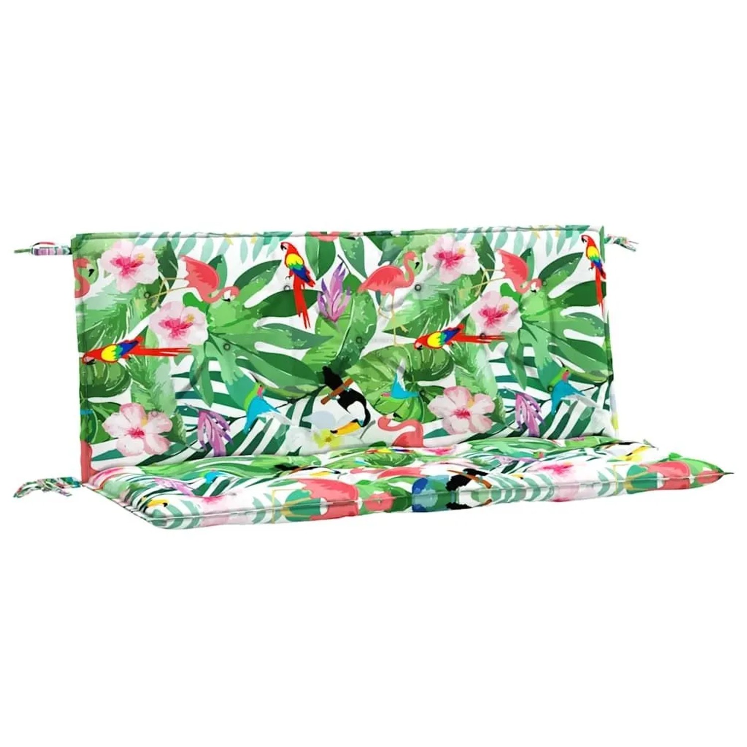 vidaXL Gartenbank-Auflagen 2 Stk Mehrfarbig 120x50x7 cm Stoff 361692 günstig online kaufen