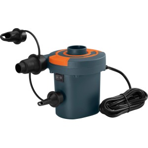 Bestway Elektropumpe mit 12V Anschluss und 3 Düsen zum Aufpumpen von Luftmatratzen und Co.