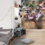 Komar Vliesfototapete Avengers Superpower im Kinderzimmer mit den Superhelden.